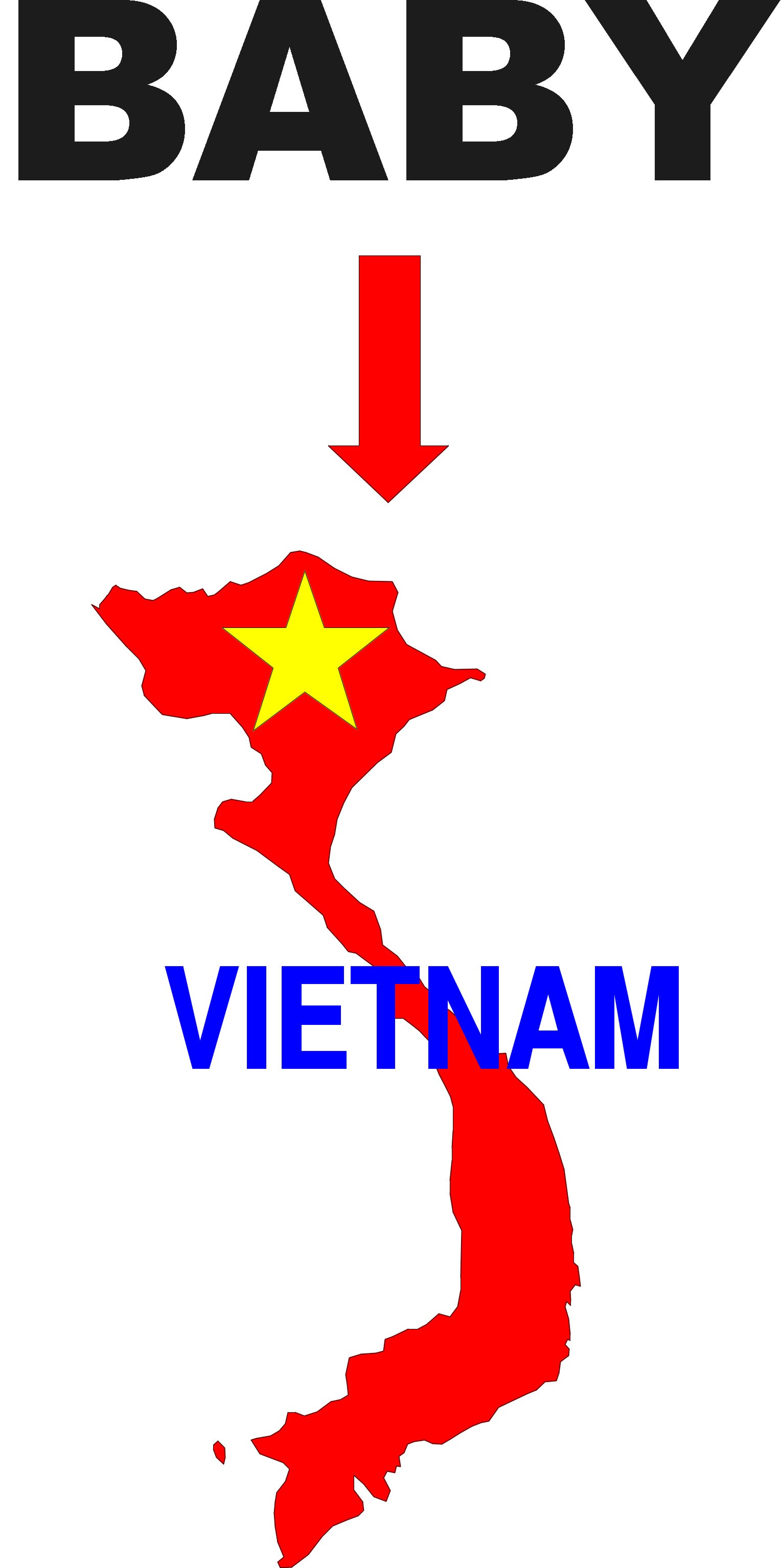 My baby arrow in Vietnam t-shirt.
