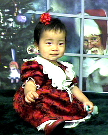 Lanessa Christmas picture 2001.